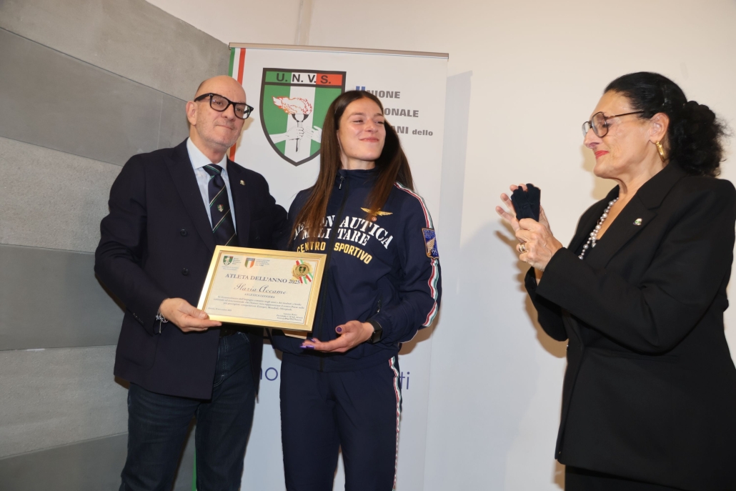 UNVS Alassio premiazione atleta anno