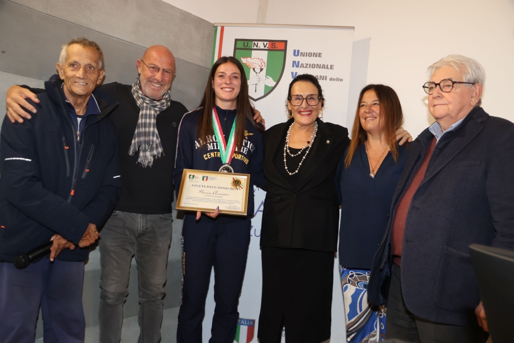 UNVS Alassio premiazione atleta anno