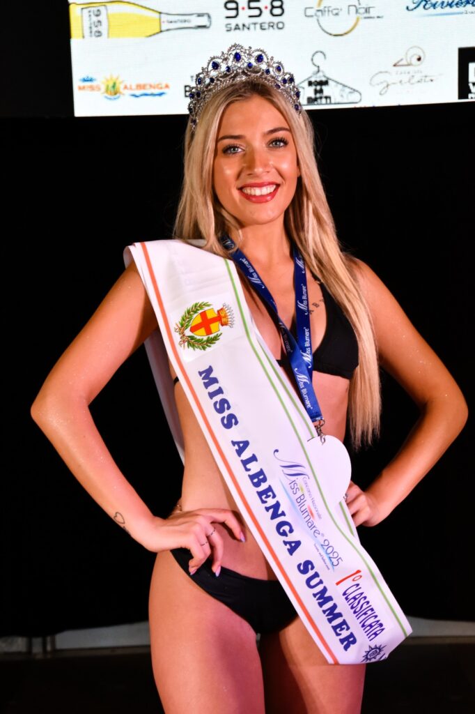Alice Fenoglio, vincitrice di Miss Albenga Summer