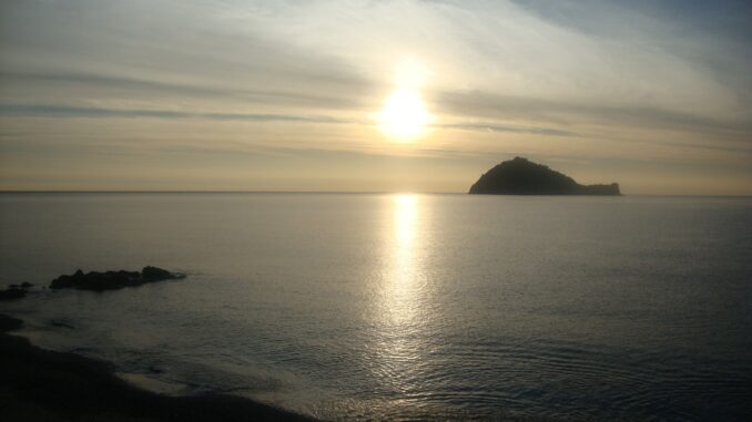 inseguendo l'l'isola