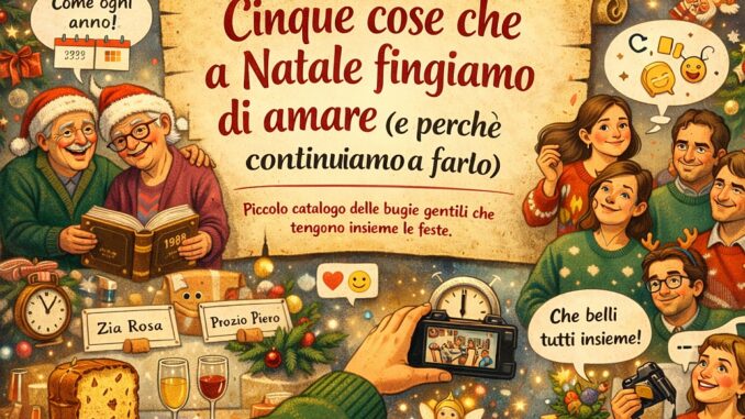 Cinque cose che a Natale fingiamo di amare - effe