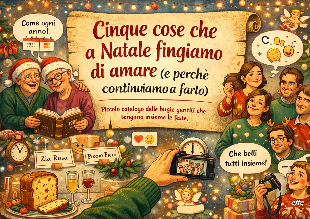 Cinque cose che a Natale fingiamo di amare - effe