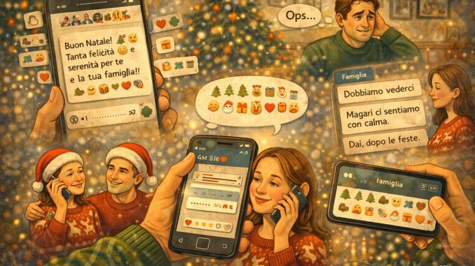 Cinque modi imbarazzanti di fare gli auguri a Natale - effe
