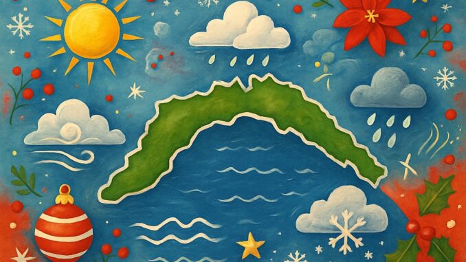 Meteo Liguria cartina AC natalizia - effe