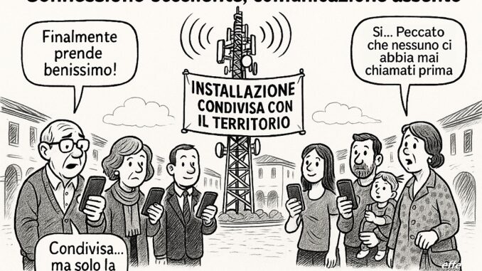Notizie in punta di vignetta - Connessione eccellente assente - effe