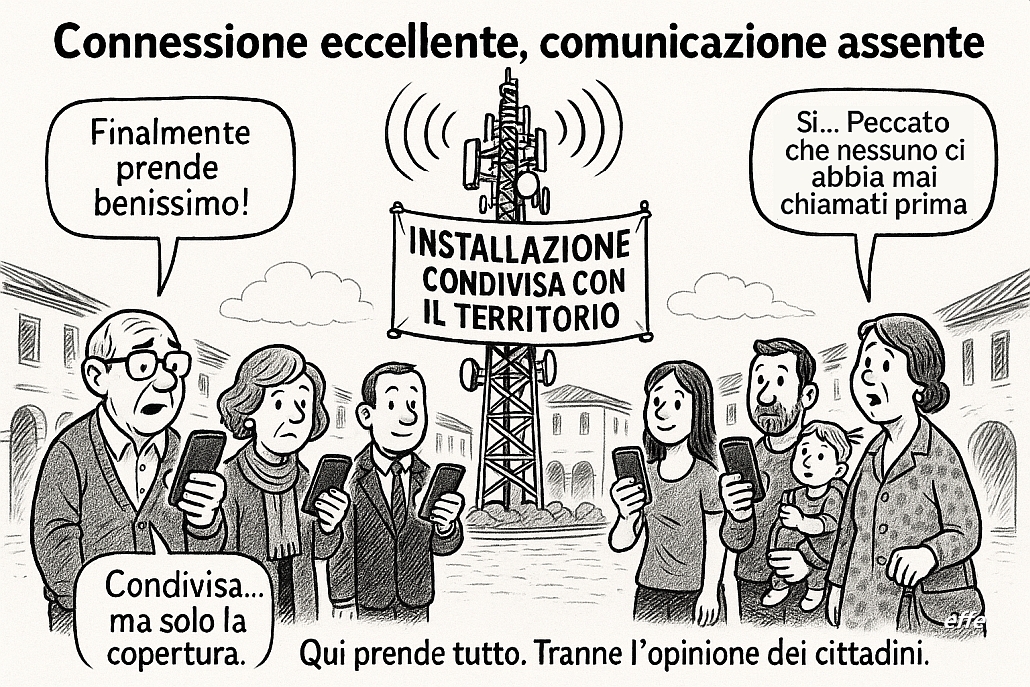 Notizie in punta di vignetta - Connessione eccellente assente - effe