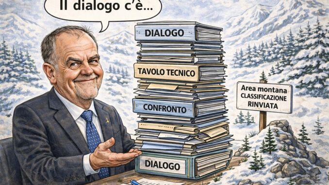 Notizie in punta di vignetta - I Dialoghi della montagna del ministro Calderoli - effe