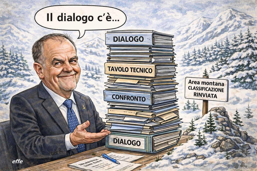 Notizie in punta di vignetta - I Dialoghi della montagna del ministro Calderoli - effe