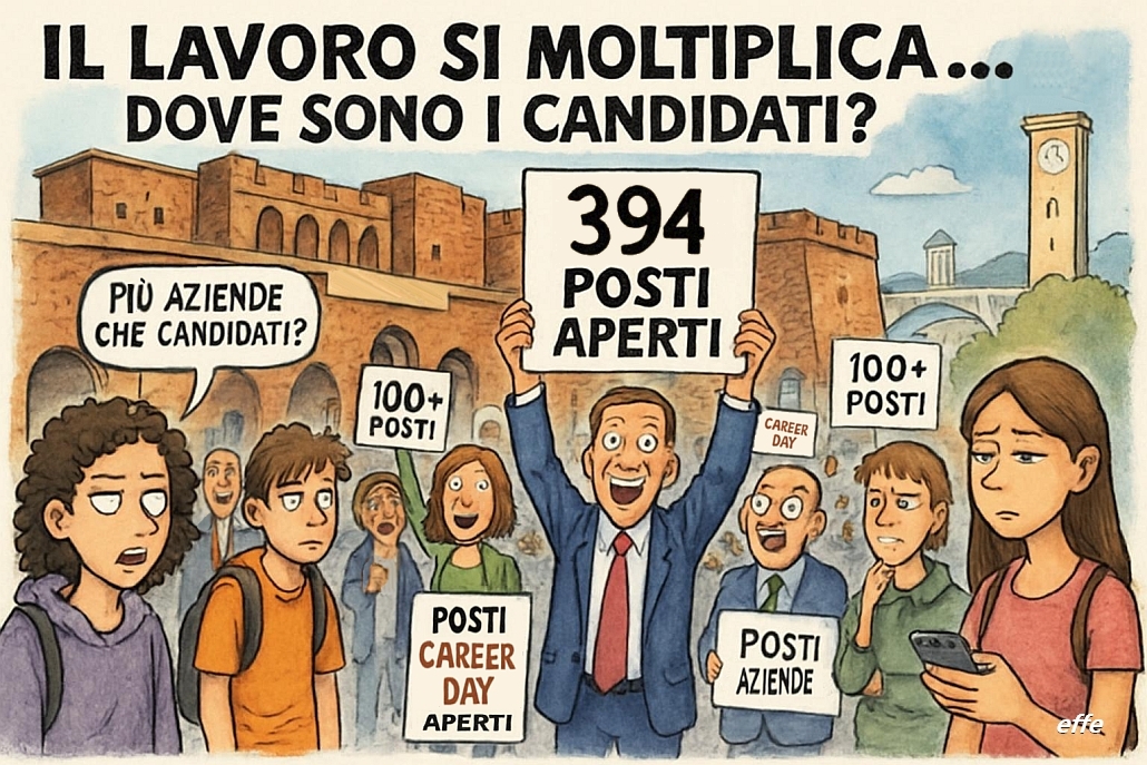 Notizie in punta di vignetta - Il lavoro si moltiplica 2 - effe