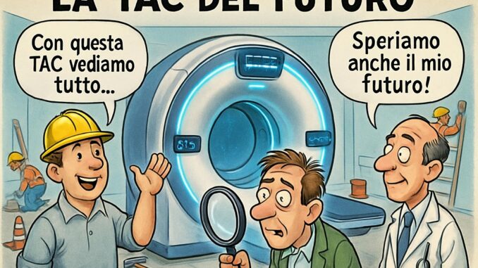 Notizie in punta di vignetta - La Tac del futuro - effe
