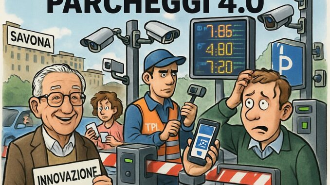 Notizie in punta di vignetta - Parcheggi 4 pun to 0 2 - effe