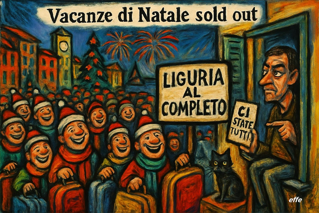 Notizie in punta di vignetta - Vacanze di Natale sold out - effe
