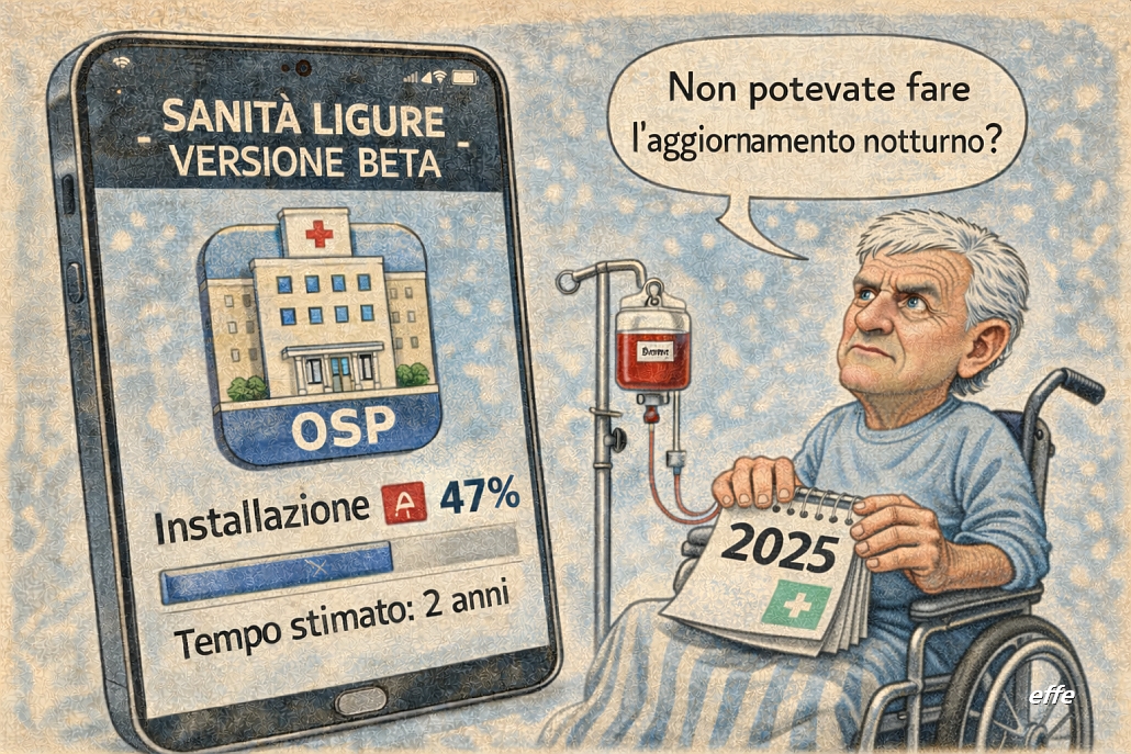 Notizie in punta di vignetta – Riforma sanità Liguria in upgrade - effe