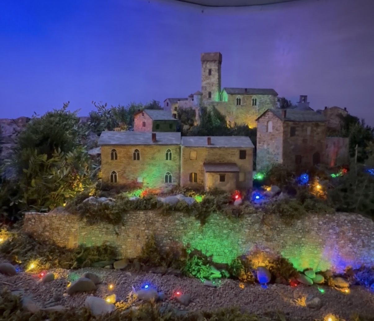 Presepe ricostruzione antico Borgo Castello di Andora