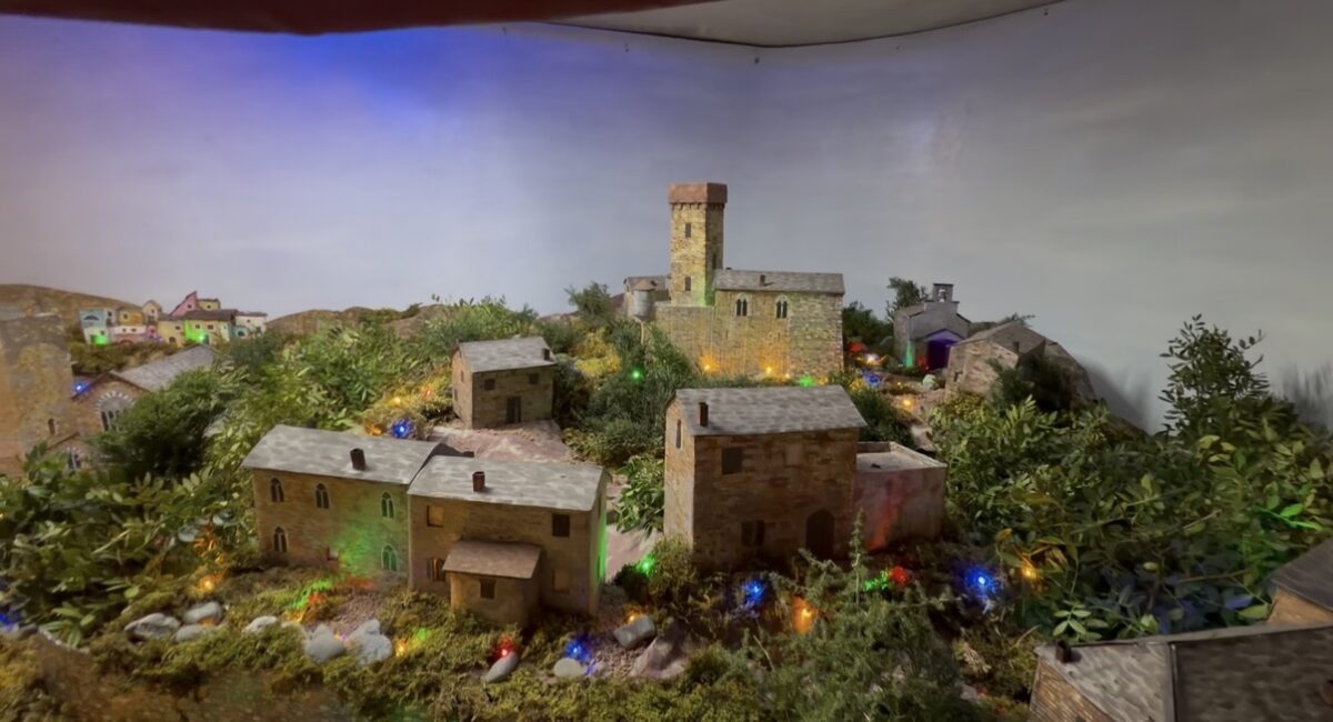 Presepe ricostruzione antico Borgo Castello di Andora