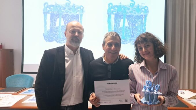 Residenza D'Artista_Annalisa Biancardi con Sindaco Giorgio Manfredi e Vice Sindaco Andrea Zancanaro