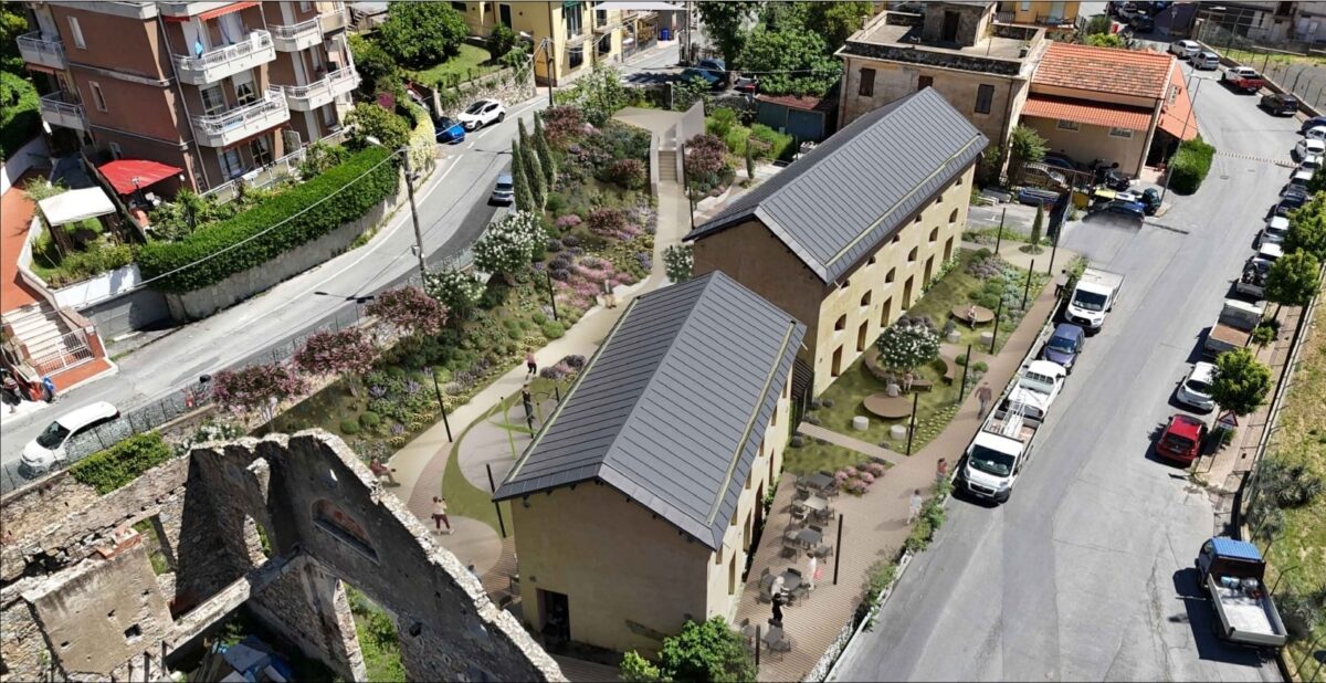 ex mattatoio - Rendering progetto riqualificazione e completamento aree esterne