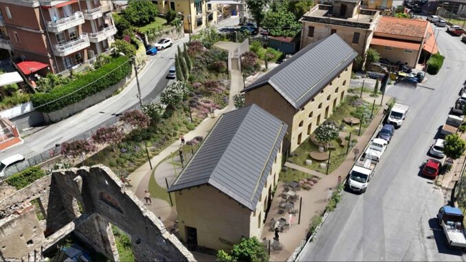 ex mattatoio - Rendering progetto riqualificazione e completamento aree esterne