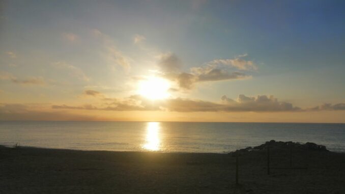 come il sole che sale