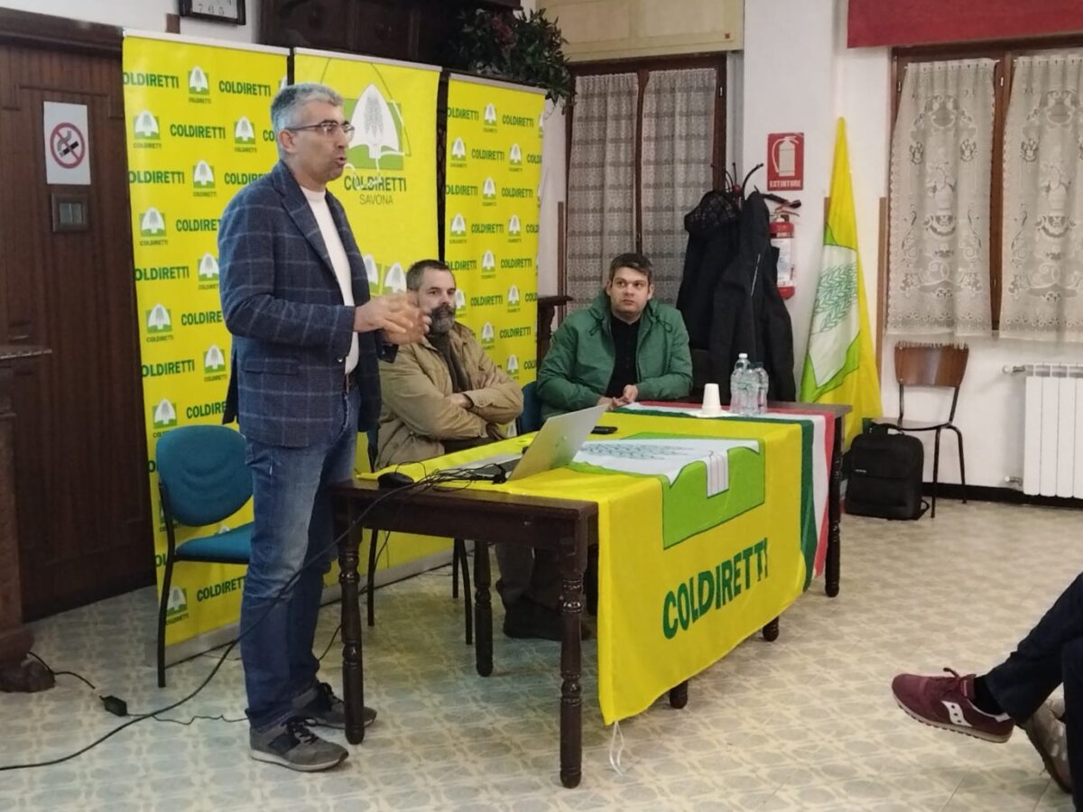 Coldiretti Liguria durante incontro a Cairo Montenotte sulla nuova legge montagna
