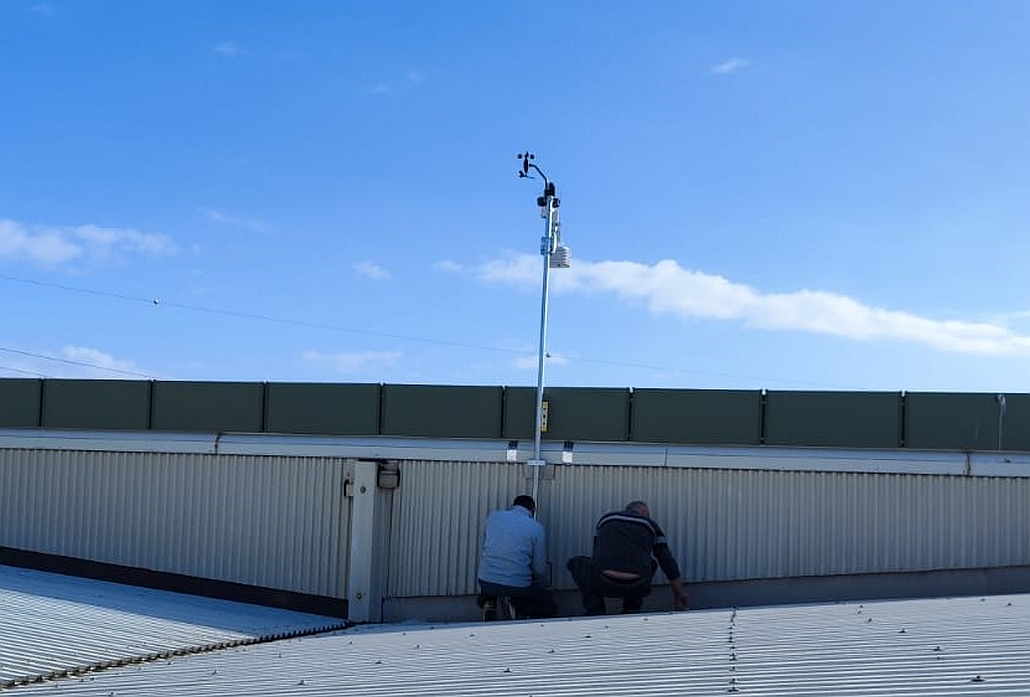 Installazione ad Albenga della Stazione meteo CIA Savona