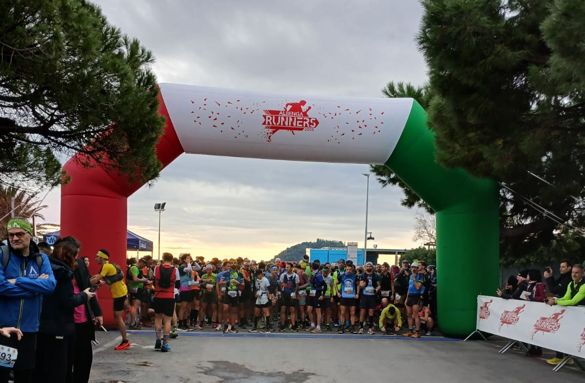 Ai nastri di partenza al Trail della Gallinara, disputato ad Albenga (SV) domenica 18 gennaio 2026