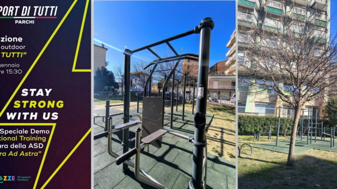si inaugura area sport all’interno del parco giochi comunale di via Milano a Varazze