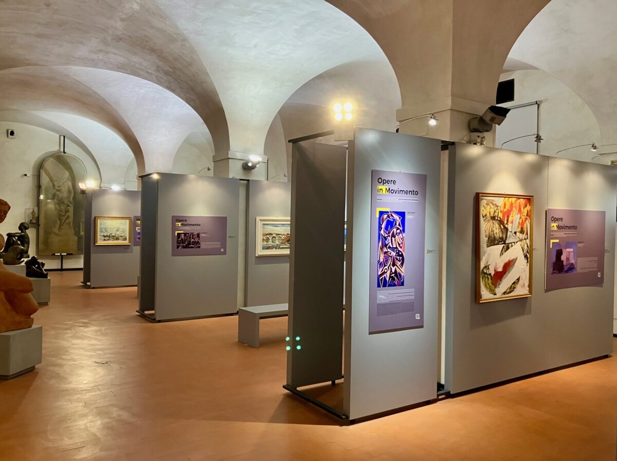 L'installazione Opere in movimento dedicata a Pertini al Priamar di Savona