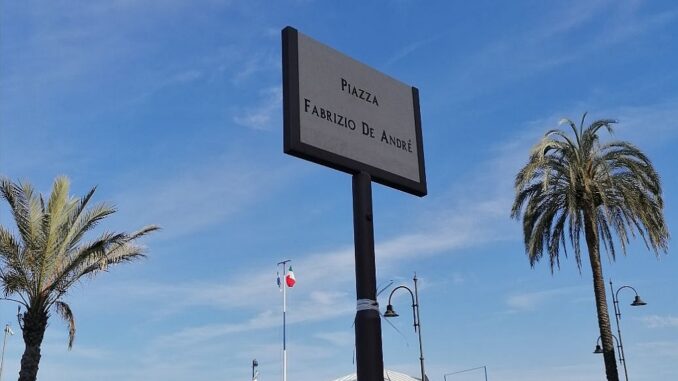 piazza De André ad Albenga