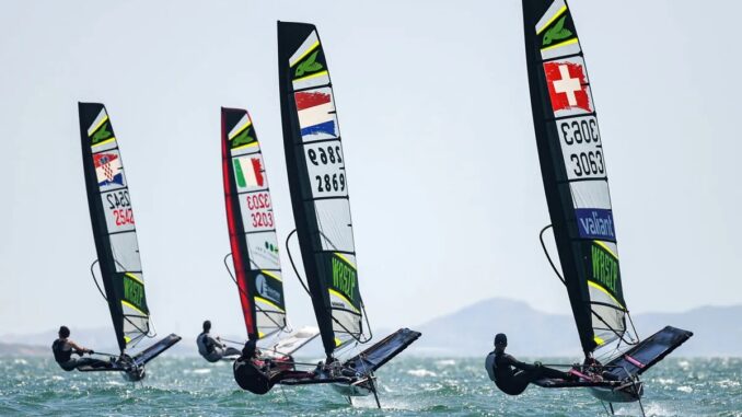 imbarcazioni Classe Waszp in regata