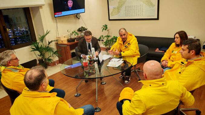 Manifestazione Coldiretti a Genova - I dirigenti Coldiretti salgono nel palazzo della regione per parlare con Piana