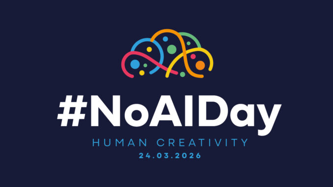 il logo e hastag con scritta #NoAIDay