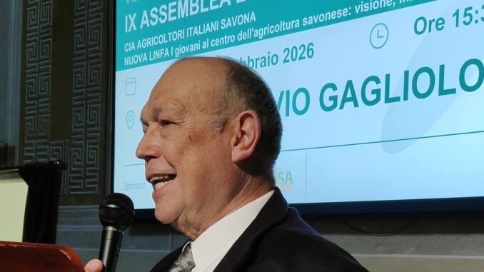 Sandro Gagliolo all'assemblea CIa Savona ad Albenga, presidente provinciale Cia Savona