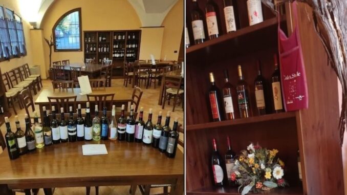 interno dell'enoteca regionale