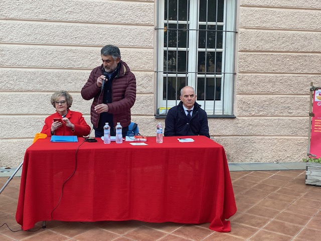 Chiostro Ester Siccardi Incontro Albenga fronte del No al referendum: