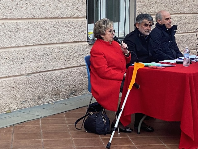 Chiostro Ester Siccardi Incontro Albenga fronte del No al referendum: relatori
