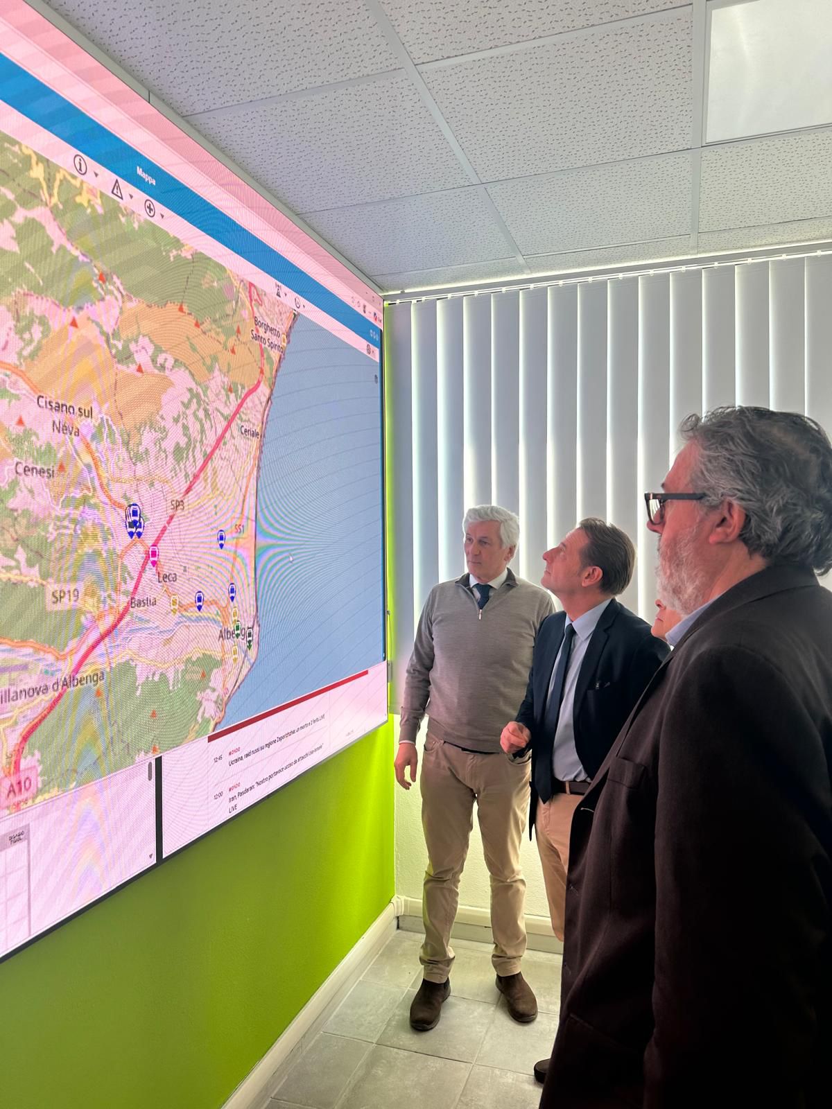 Visita Cisano bigliettazione Tpl - sala operativa