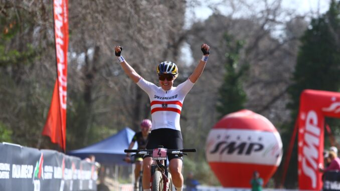 XCO Coppa Città di Albenga Campochiesa – Élite - Arrivo Stigger (Crediti: foto di Alessandro Di Donato)