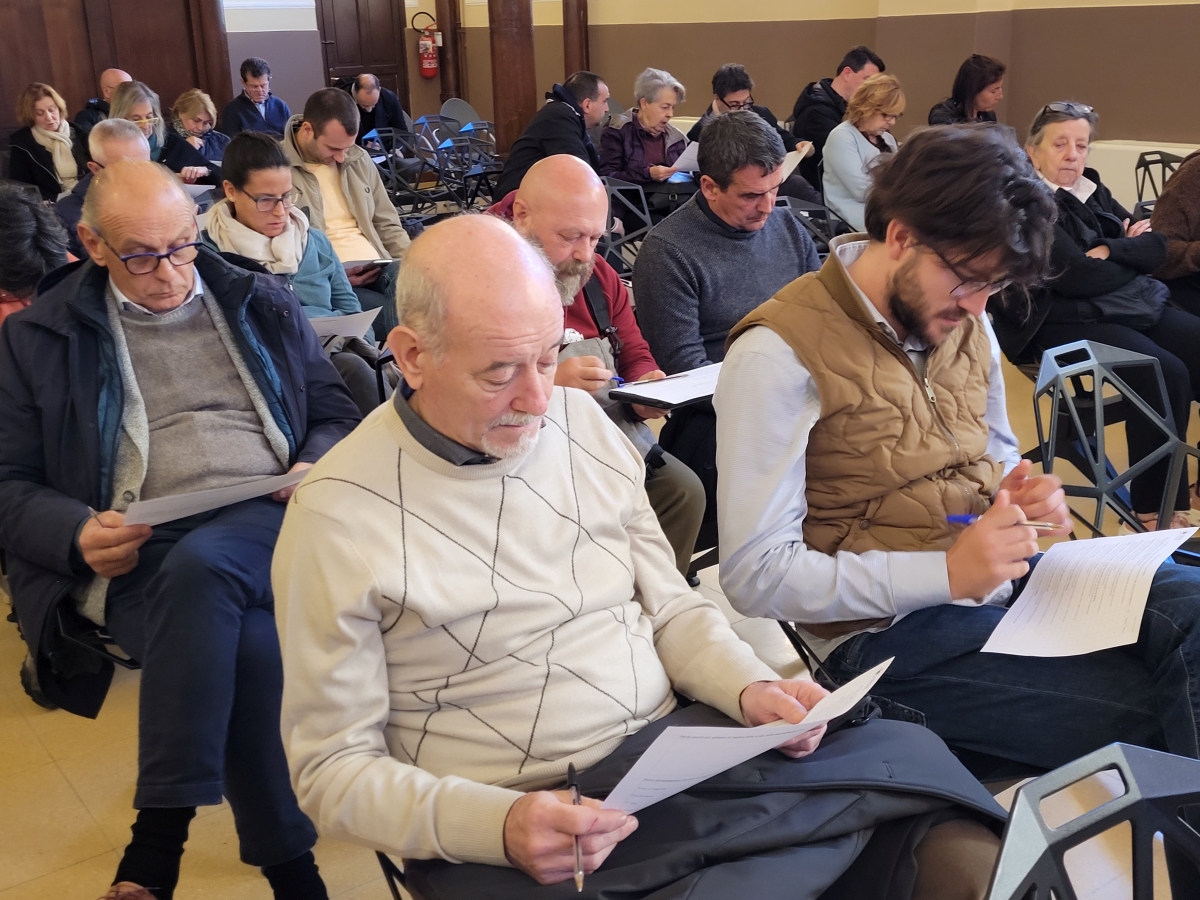 Un momento dell'assemblea