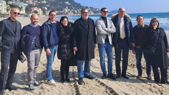 ripascimento Alassio sopralluogo foto di gruppo