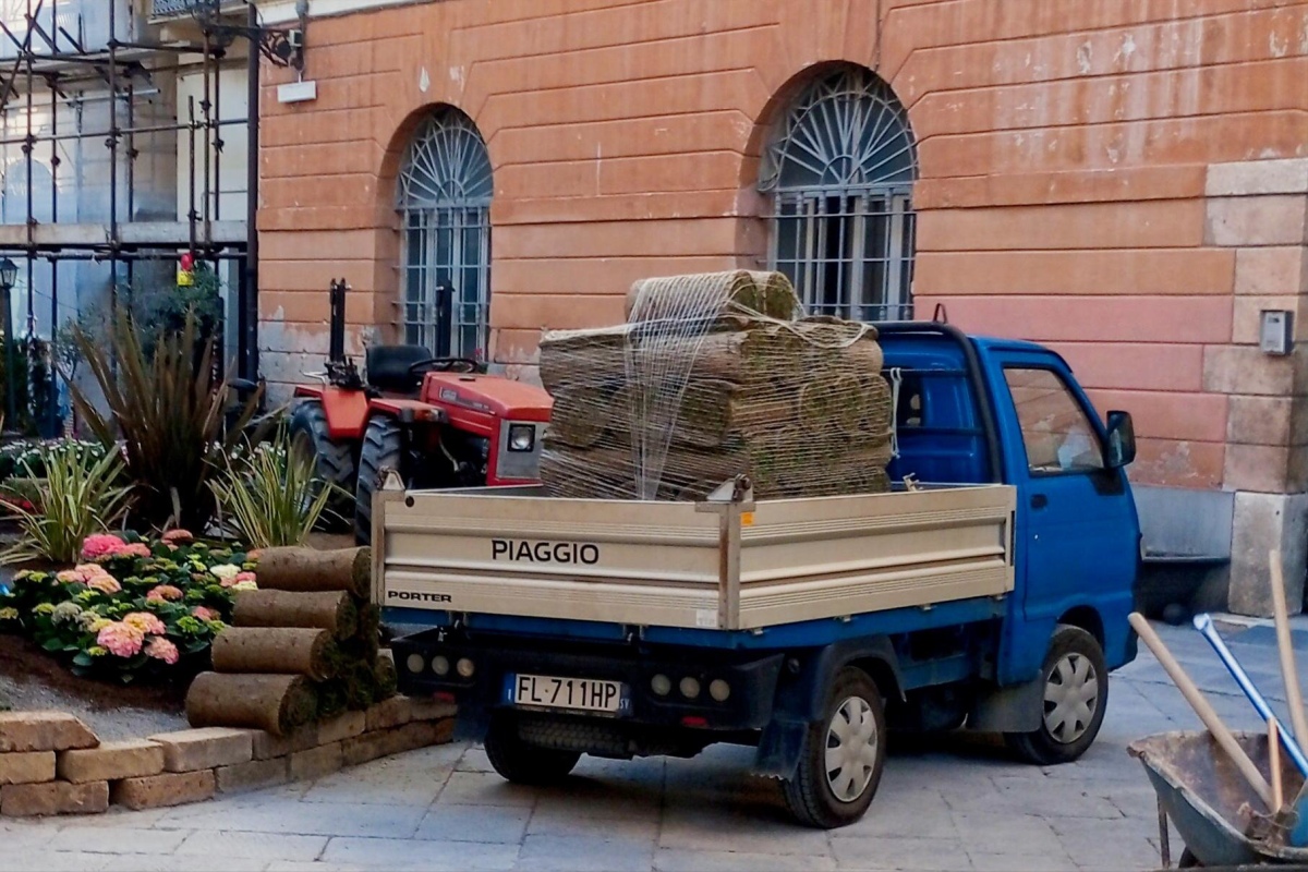 I lavori in piazza San Michele