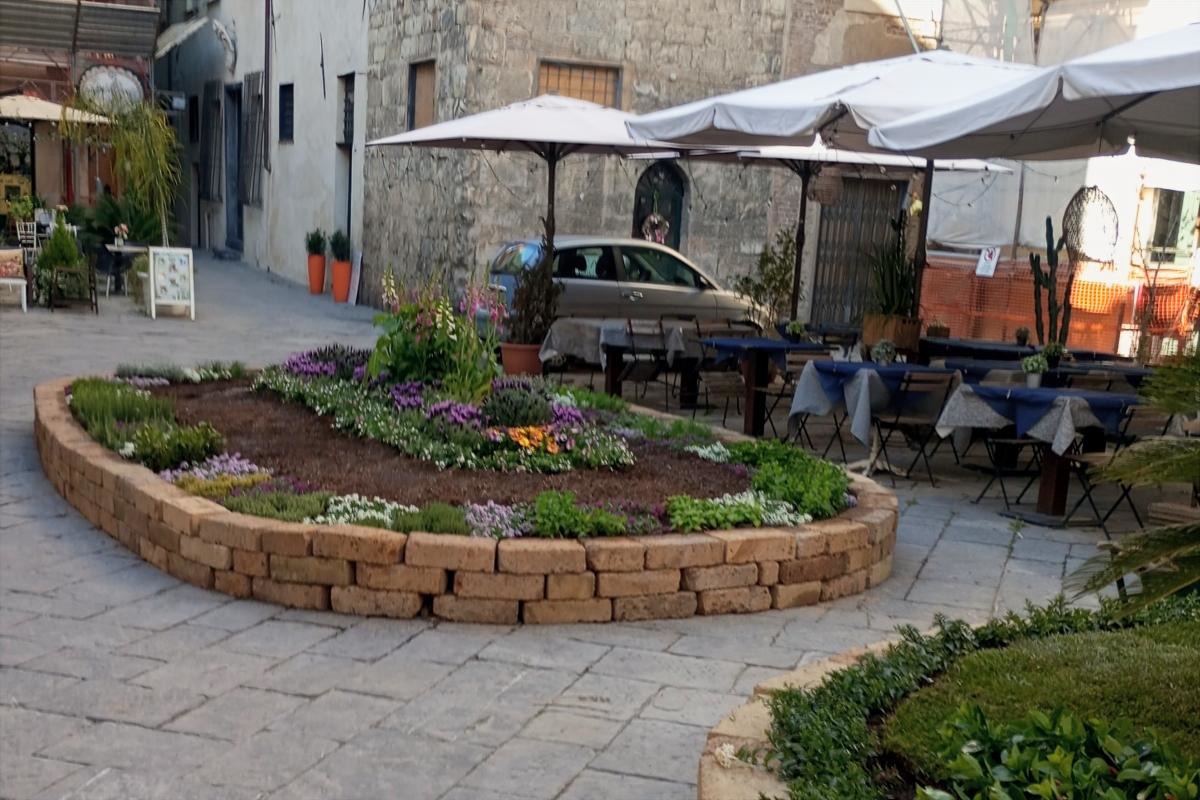 allestimento nel centro storico