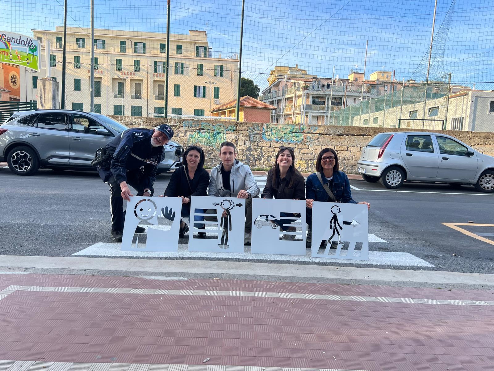 foto di gruppo con i nuovi segnali