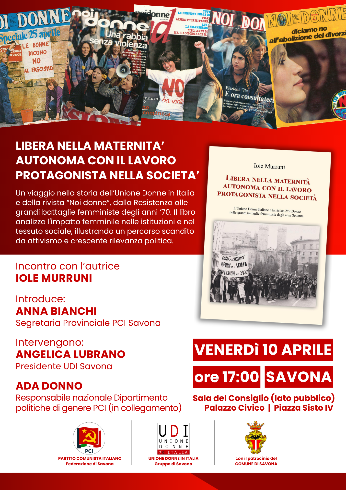 la locandina della presentazione