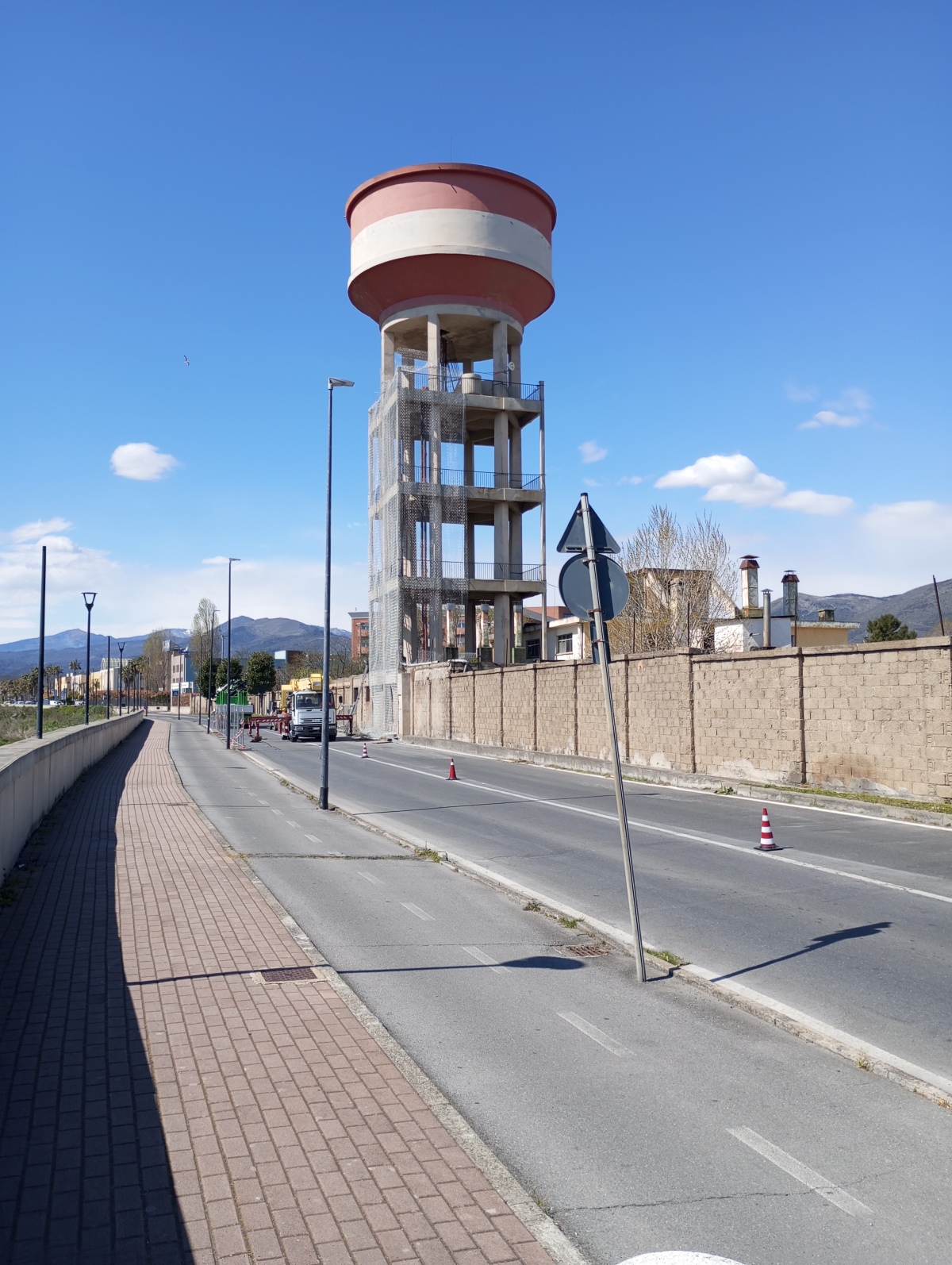 verso la cisterna