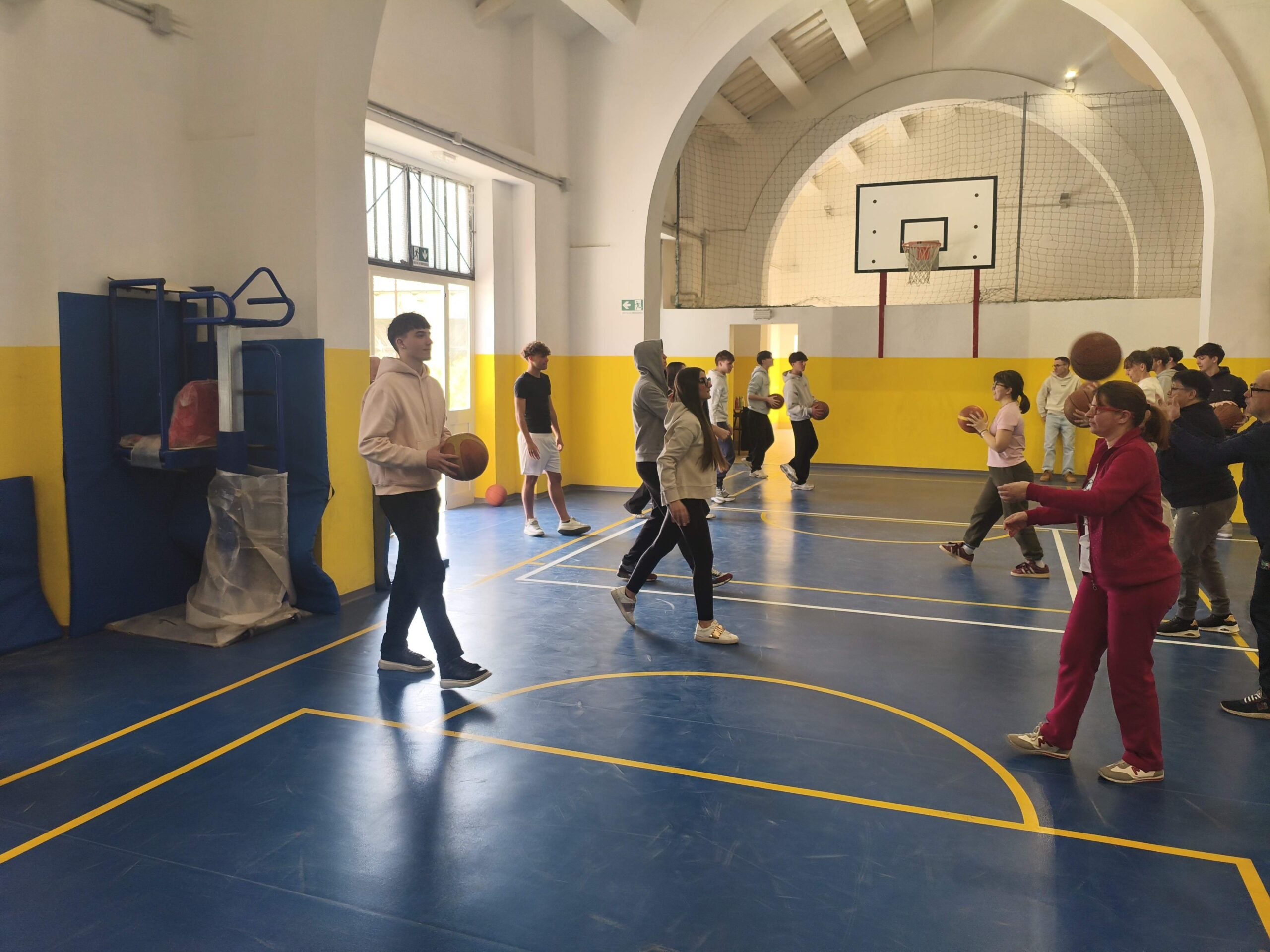 azione di cgioco in palestra