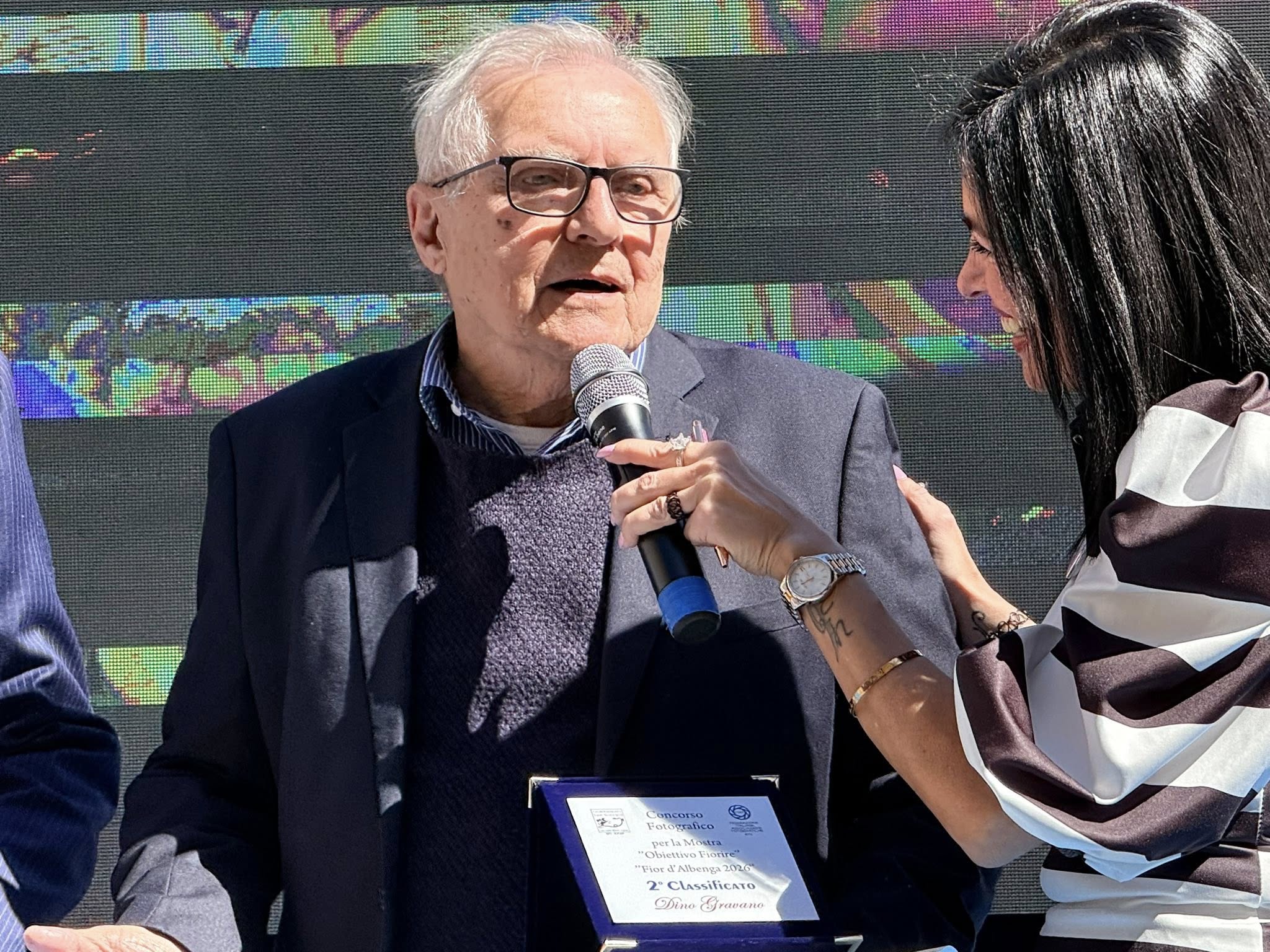 istanti della cerimonia di premiazione