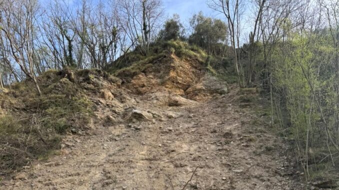 la strada franata