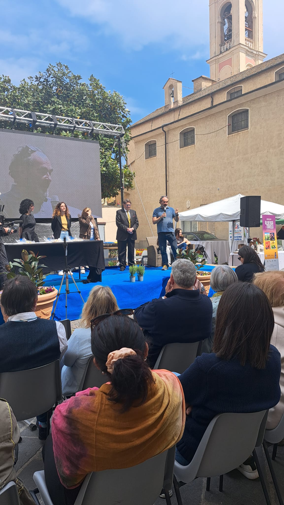 Momenti della cerimonia di premiazione