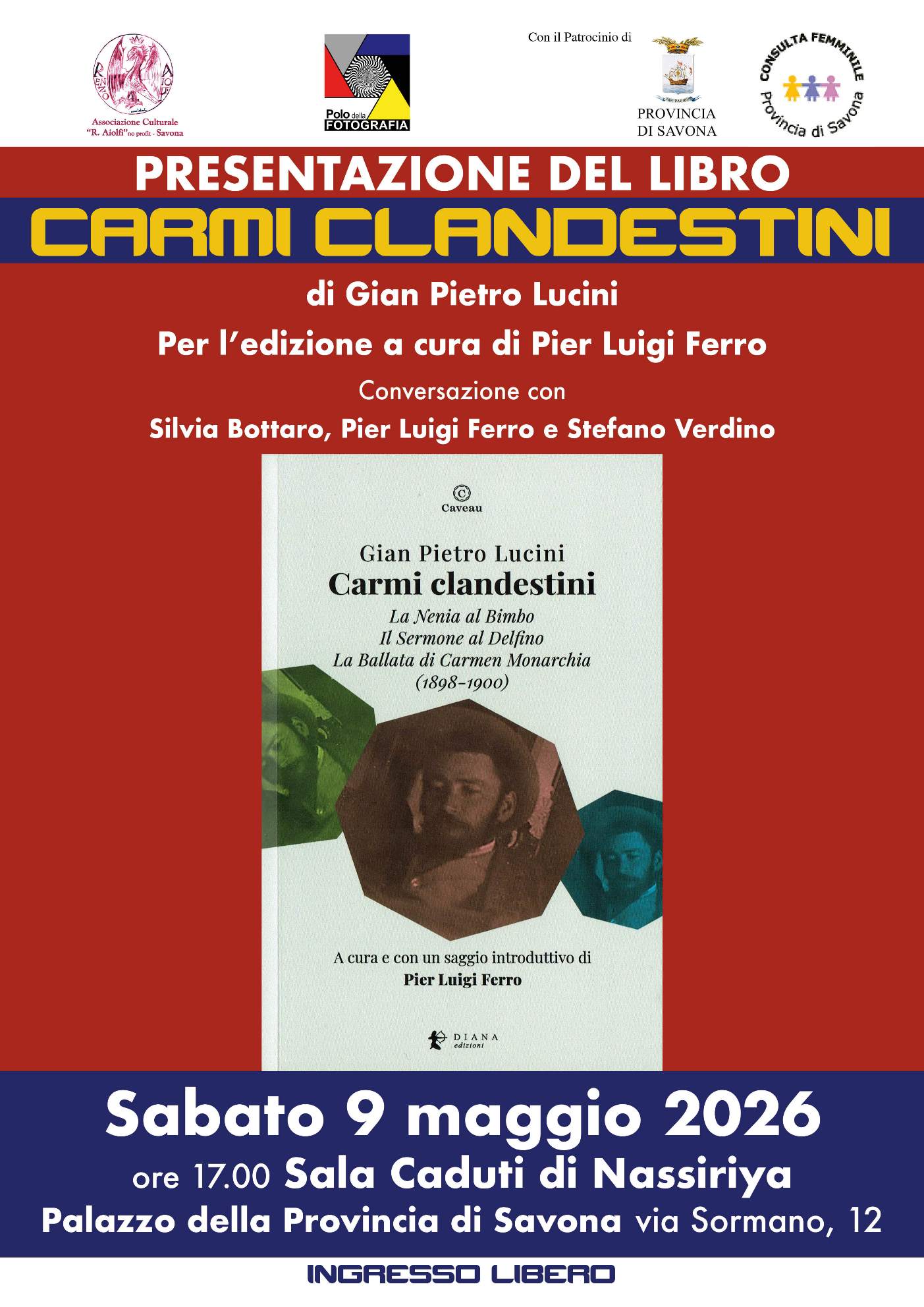 la locandina della presentazione
